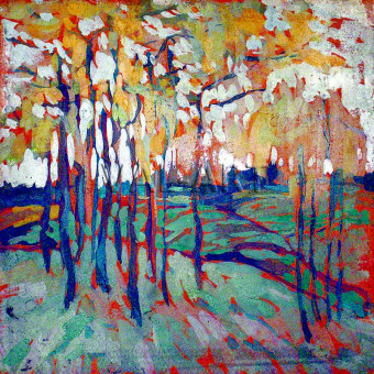 РЕПРОДУКЦИИ НА КАРТИНИ Пейзаж – брези (1919)